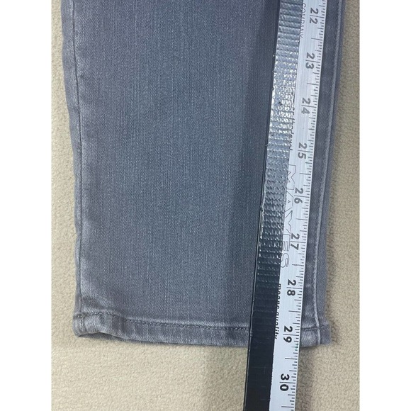 Athleta Womens 8 Skinny Jeans Mid Rise Stretch Zipper Fly Athletic Fit Gray - Picture 5 of 11